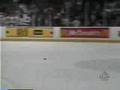 Martin Brodeur scores a goal NHL New Jersey Devils goalie