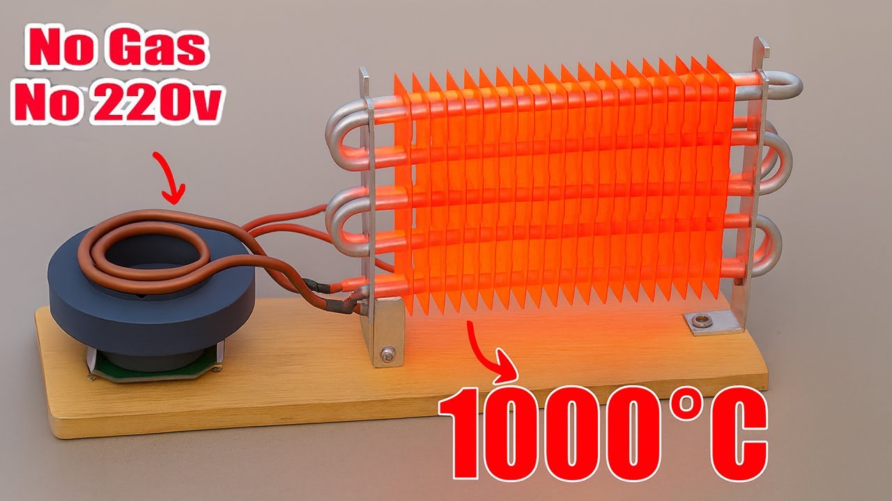 amazing invention from a 60-year-old plumber! do free fireplace for the winter that every