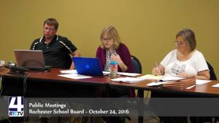 Rochester School Board Monthly Meeting
