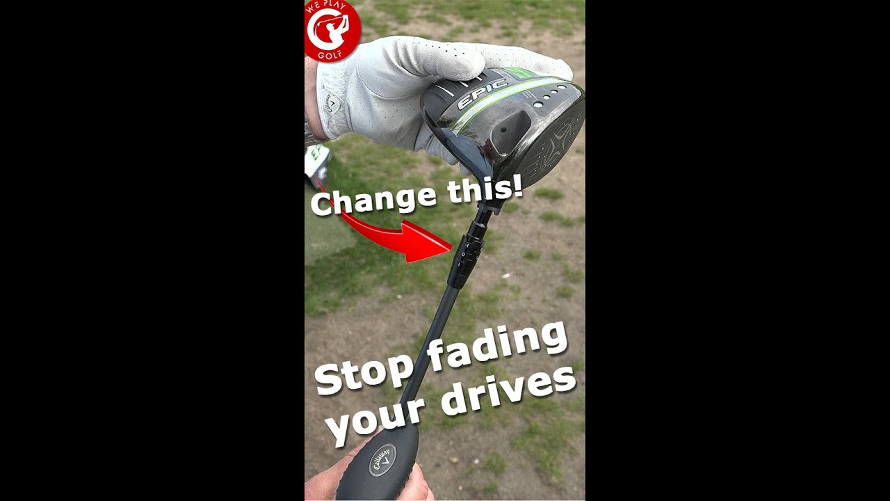 Hit a draw with your driver without changing your golfswing! #shorts
