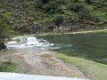 Cruzando el rio canete a la altura de Vilca