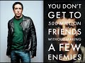 Trent Reznor gives the reasons why he left the music industry and a requiem for the lost of how music use to be consumed in the yesteryear. Link To The Full Interview: September 29th, 2010: Exclusive Interview: Trent Reznor on The Social Network Soundtrack www.slashfilm.com