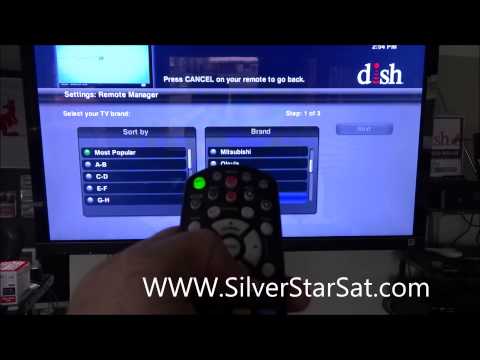 how to sync dish remote to tv