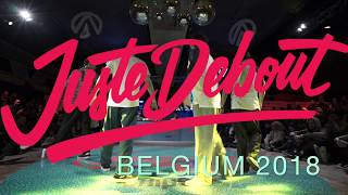 Sam Sam & Yanka vs Elite Kazakh Team (Adilkhan & Askhat) – Juste Debout Belgium 2018 Popping Semi Final