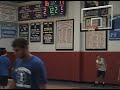 garrett steinger, the 2nd worst basketball player ever, throws up one of the most horrific airballs ever seen in the game of basketball... again, for the third time.