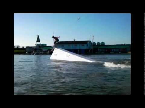 New rails at Lagoon wakepark, Brighton New rails at Lagoon wakepark, Brighton