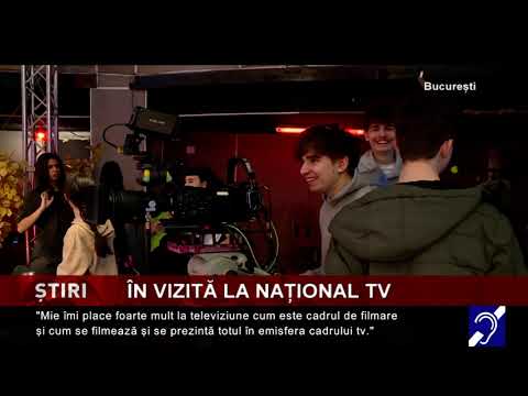 În vizită la Național TV...