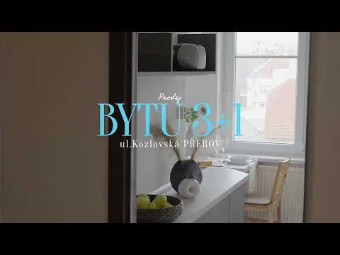 Video Prostorný byt 3+1 s lodžií na Kozlovské ulici v Přerov