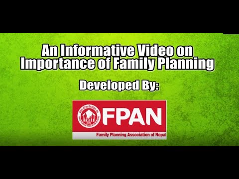 An informative video on importance of Family Planning Services