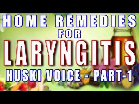how to cure laryngitis