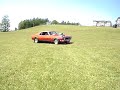 Blown Camaro pulling into car show at heritage park Mission B.C.