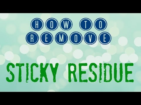 video-linktoworks-How To Remove Sticker residue / Adhesive