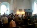 Kommunion vid högmässa i Katarina Kyrka