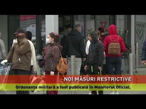 Ordonanța militară cu noile măsuri, publicată în Monitorul Oficial