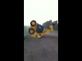 Performance driving skid steer at 5am
