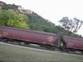 BNSF Grain Train With Four Units