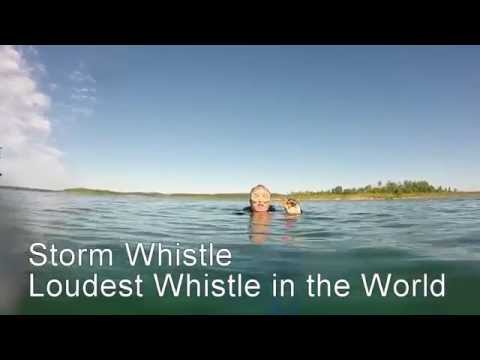 Using the U.S. Navy Storm whistle in water
