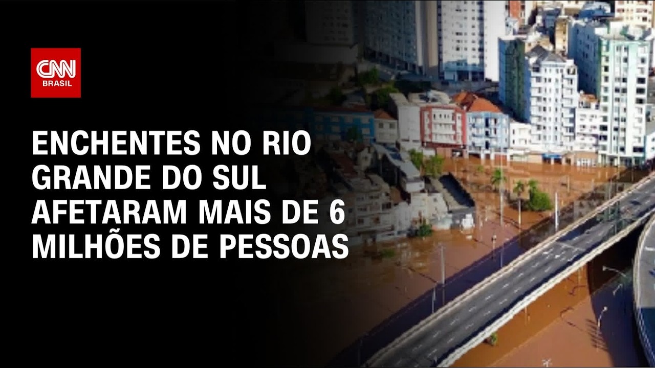 Enchentes de 2024 no RS afetaram mais de 6 milhões de pessoas, estima IBGE | CNN NOVO DIA