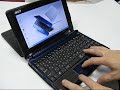 PDair Leather Case for Acer Aspire one XP Book Type (Black)