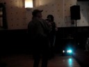 Christeen & Jackie singing to Wee Bill