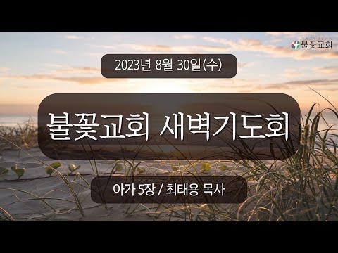 2023년 8월 30일 새벽예배 