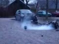 How to remove an engine from a moving car