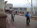 Arrival of train from St.Petersburg to Minsk