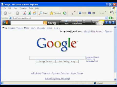 how to remove bing on internet explorer