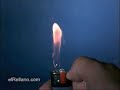 Prendiendo un Encendedor