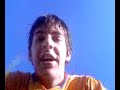 me playing singles with the phone in my hand