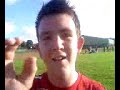 me playing singles with the phone in my hand