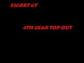 Escort GT 4th gear top out Escort GT 4th gear top out