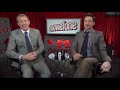 rdj & guy ritchie go unscripted and answer fan questions. when rdj was asked who he would like to do an interview with guy or jude law he said guy. real broomance right there.