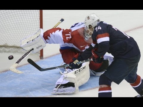 USA vs Russia Hockey Shootout! 2014 Sochi Olympics