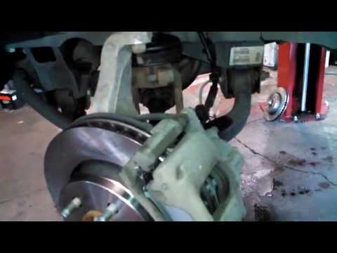 Front brake pad replacement Dodge Nitro 2007 – 2012 disc pads rotors Install Remove Replace