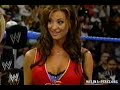 Melina Attacks Candice Michelle (Then Torrie Saves Candice)