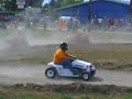 Super Modified Lawn mower racing