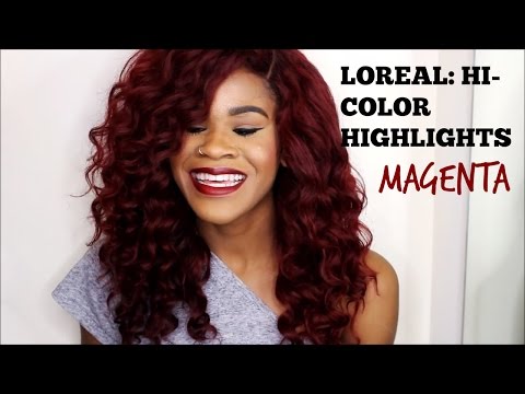 how to dye hair with l'oreal hicolor