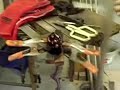 This video shows the stages Ed goes through to make a piece of glass from beginning to end. This particular piece is a red curly that will end up on a chandelier.