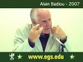 alain badiou  destruction negation subtraction  2007 2/10