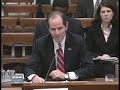 Gov Eliot Spitzer Testifies on Global Warming Gov Eliot Spitzer Testifies on Global Warming