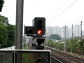 The Northbound freight single head GM EMD G16 58 Gordon Graham at Fanling Station