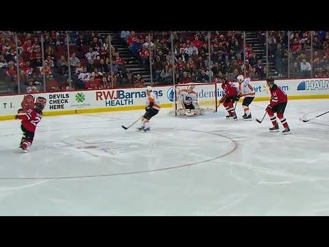 Video: Palmieri wires a one-time past Elliott, gives Devils lead