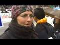 Ron Paul supporters in Boston, Alicia and George