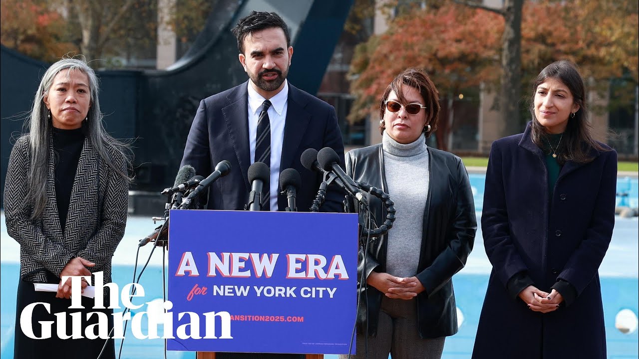 Zohran Mamdani reveals all-female transition team at Queens press conference