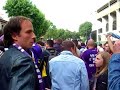 bolgia viola fuori dallo stadio Franchi bolgia viola fuori dallo stadio Franchi