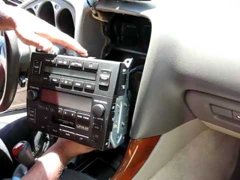 How to Remove Radio / Cassette / Display from 2000 Lexus GS300 for Repair.