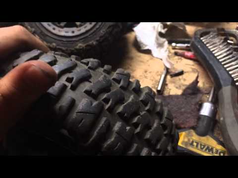 how to fit hpi baja tyres