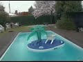 Poolside prank