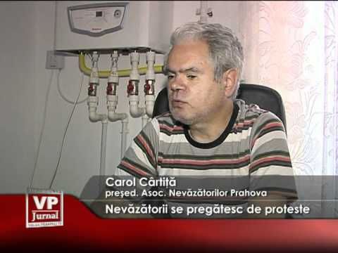 Nevăzătorii se pregătesc de proteste